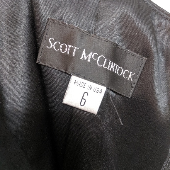 Floor Length Black Applique Dress - Picture 4 of 5